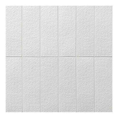 Japanese Rattan Shiroi (White) Textured Mosaic