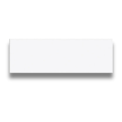 Basics Plain White Matt 100x300mm