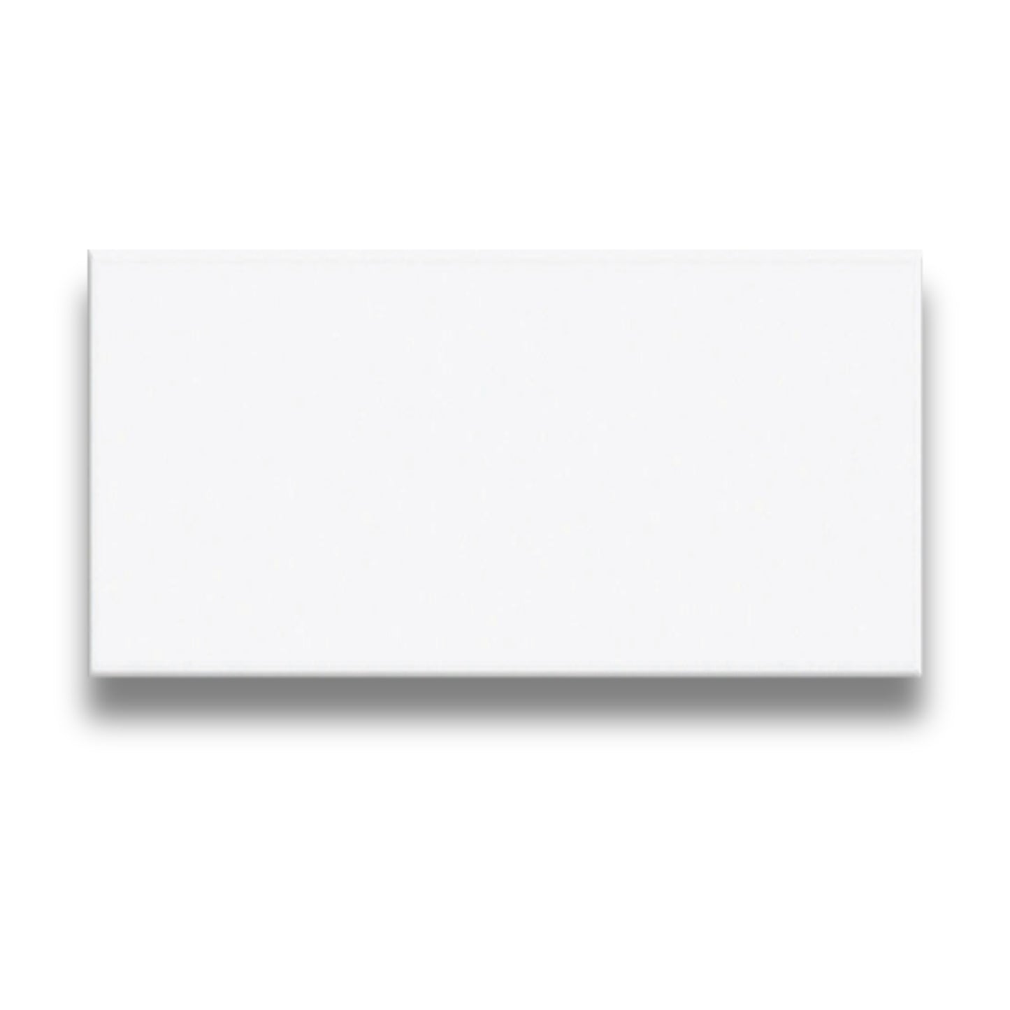 Basics Plain White Matt 75x150mm