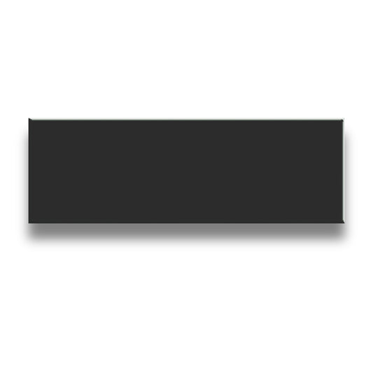 Basics Plain Black Gloss 100x300mm