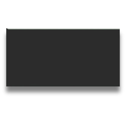 Basics Plain Black Gloss 100x200mm