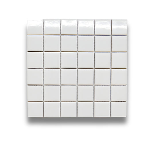 Basics White Gloss 50x50mm