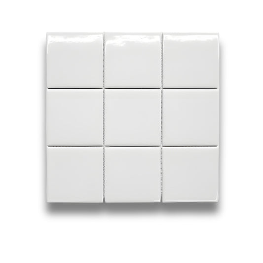 Basics White Gloss 100x100mm