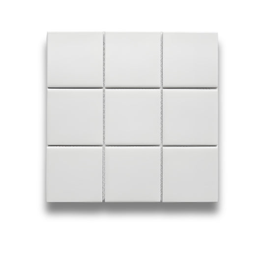 Basics White Matt 100x100mm