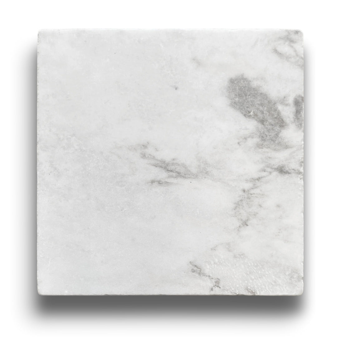 Stone Square Bianco Oro Tumbled 150x150mm