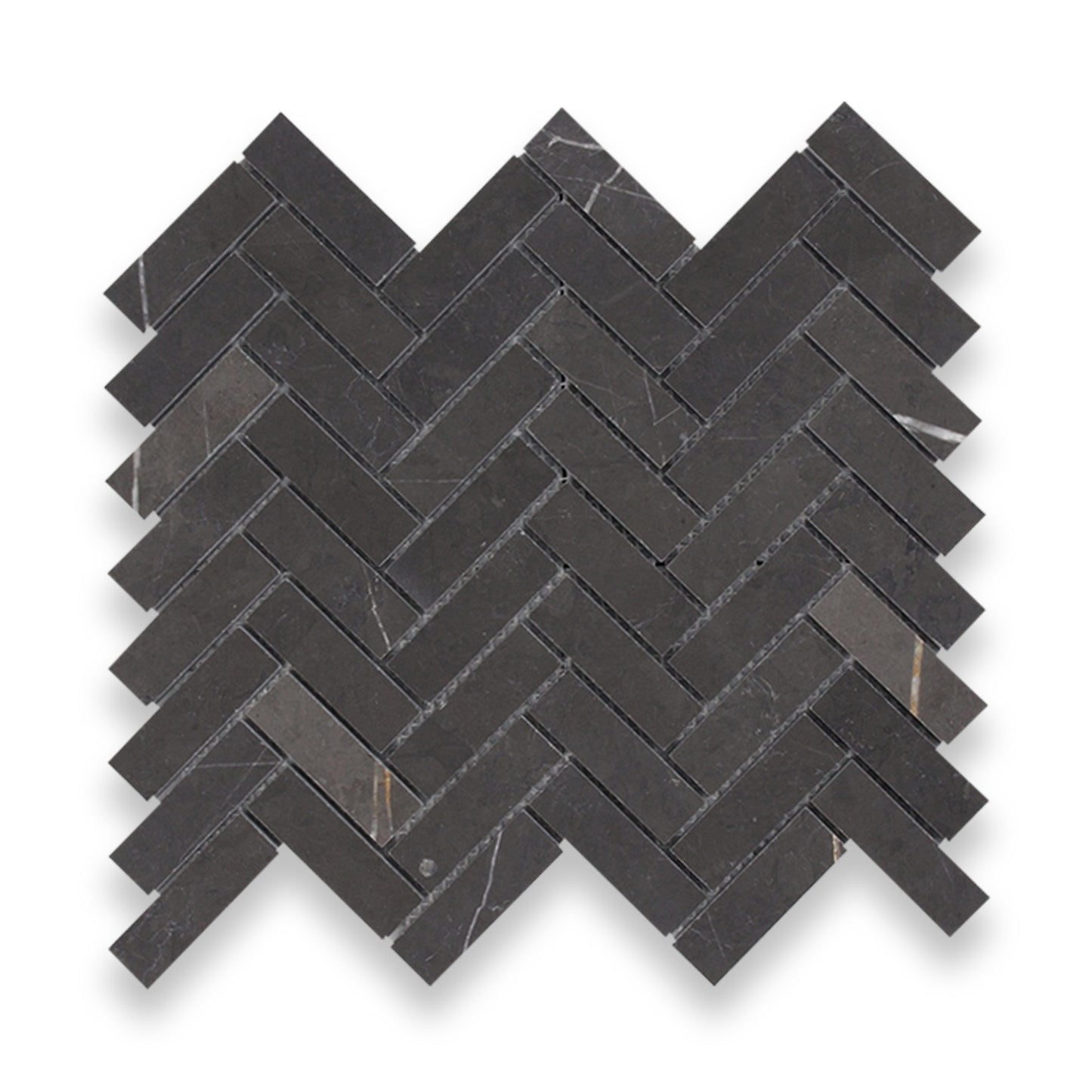 Antiqued Herringbone Pietra Grey 20x64mm