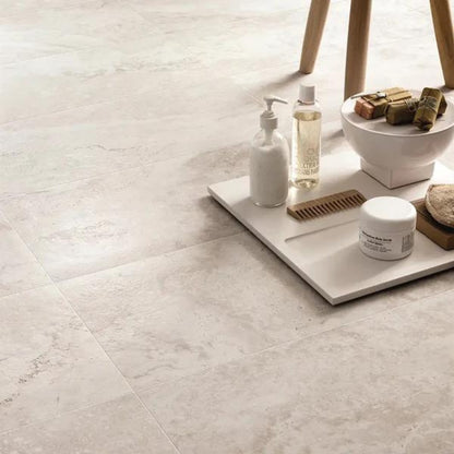 3D Crafted Travertine White 600x600mm