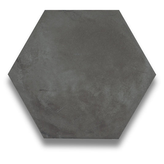 Terra Cement Black Hexagonal 216x250mm