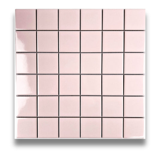 Squares Pink Blush Gloss 48x48mm