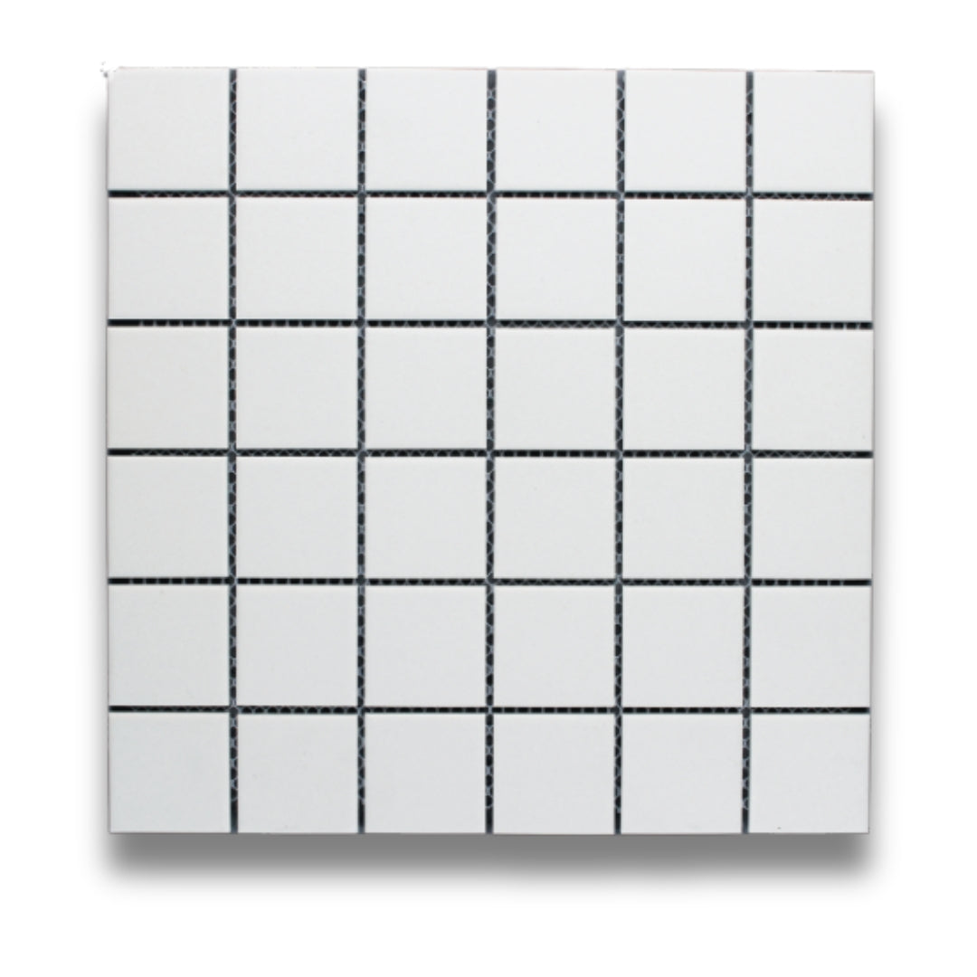 Squares White Matt 48x48mm