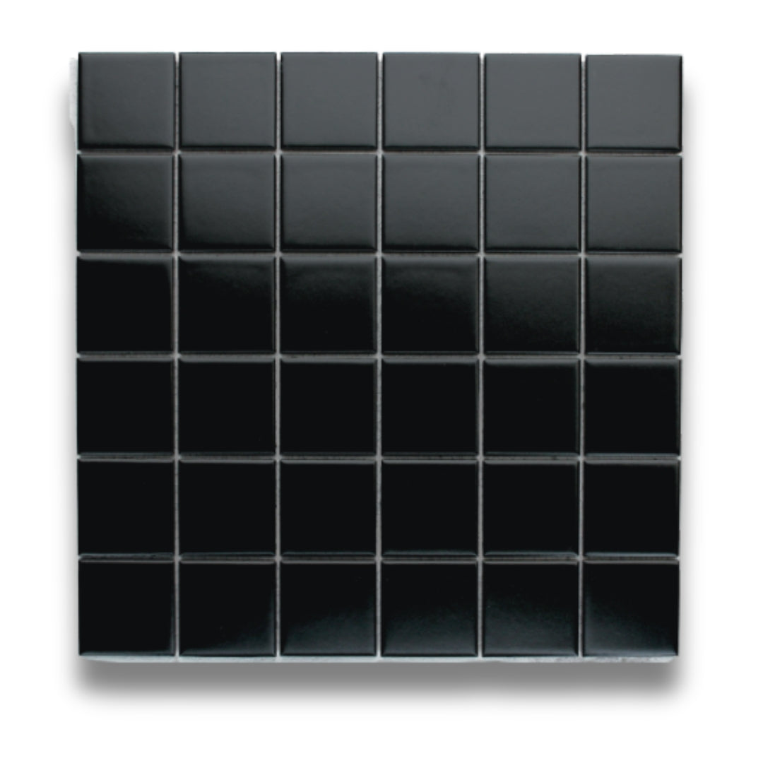 Squares Black Matt 48x48mm