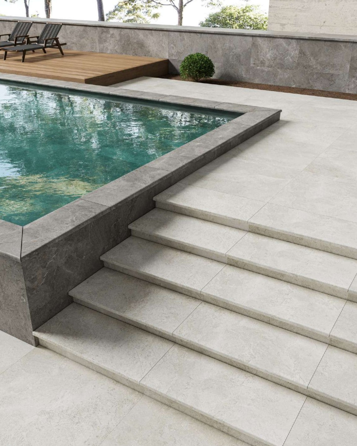 Stellar Pearl Paver Bullnose 400x600mm