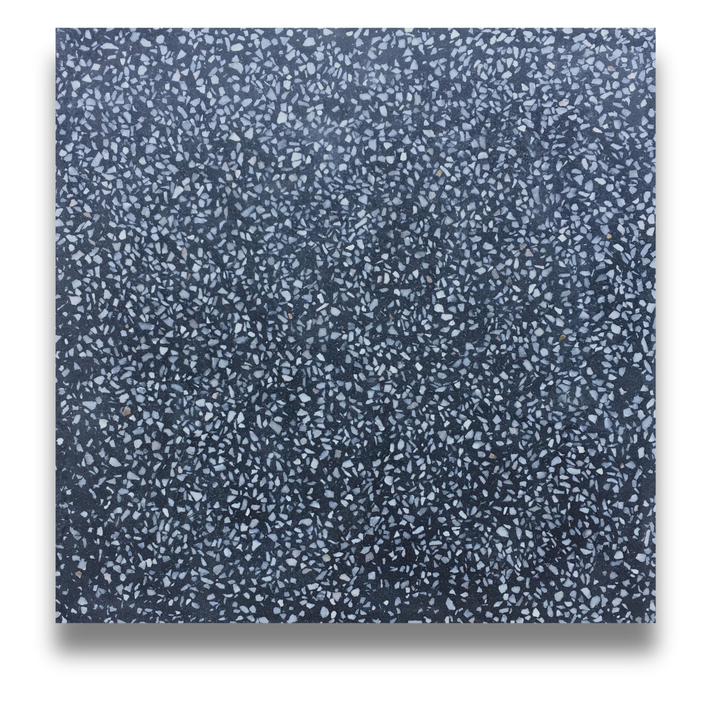 Encaustic Terrazzo Black Medium Chip 300x300mm