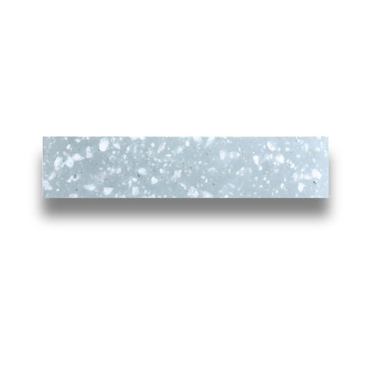 Encaustic Terrazzo Mint Large Chip Baguette 300x60mm