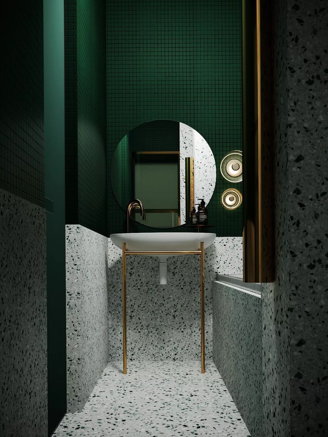 Italian Terrazzo Esmeraldo (Green)