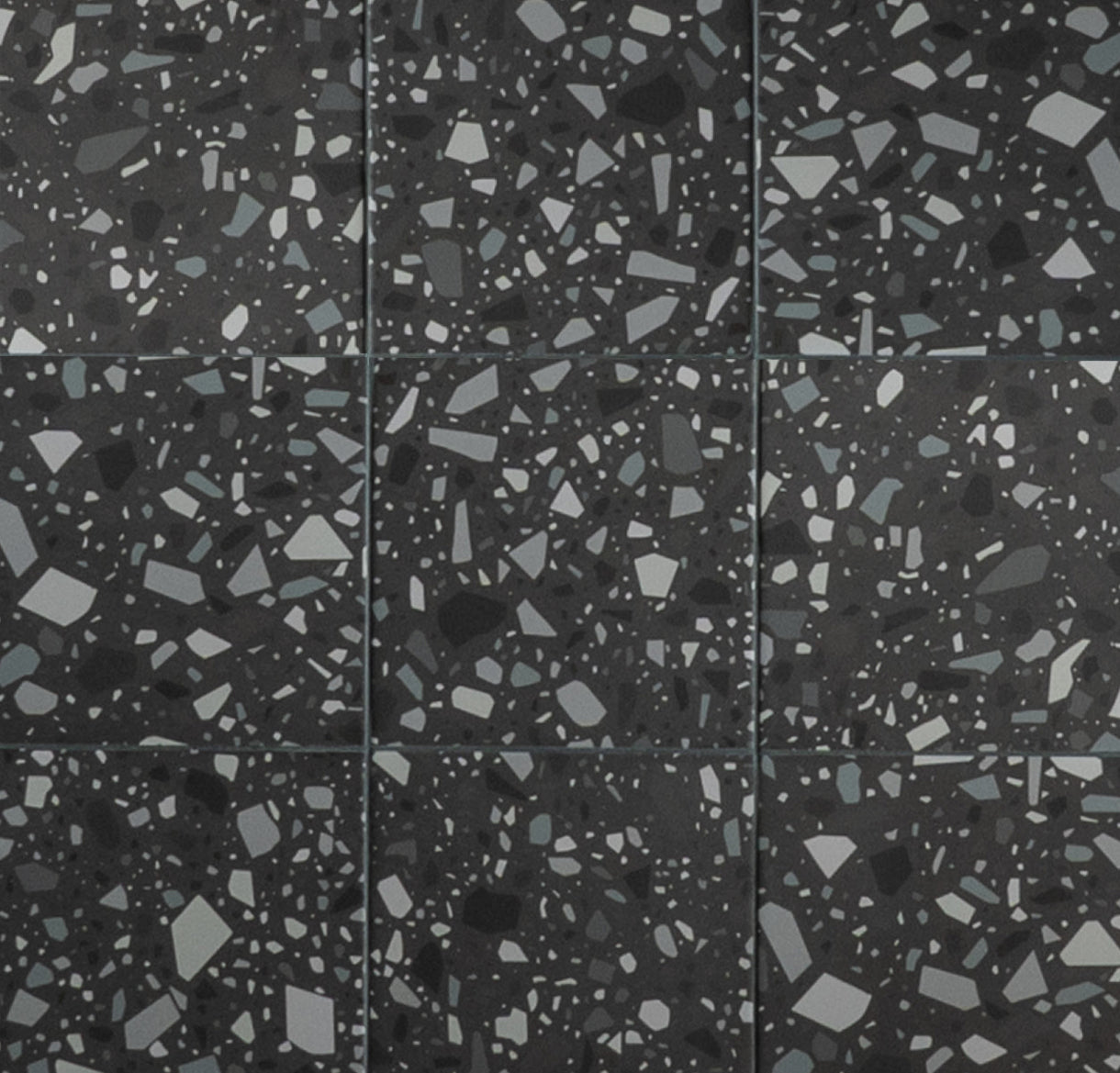 Confetti Terrazzo Nero Petrolio