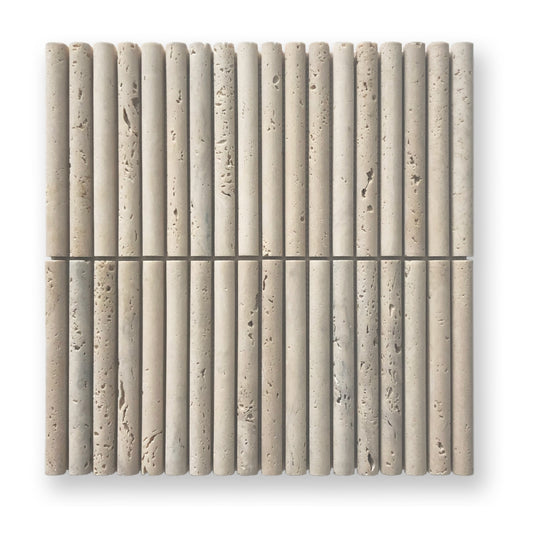 Mini Flute Travertine