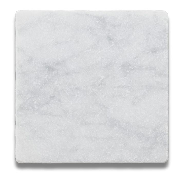 Stone Square Carrara 'C' Tumbled  150x150mm