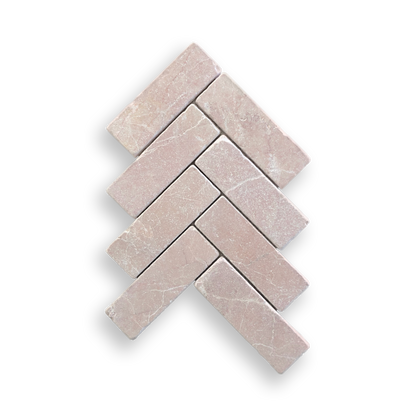 Antiqued Herringbone Rosado