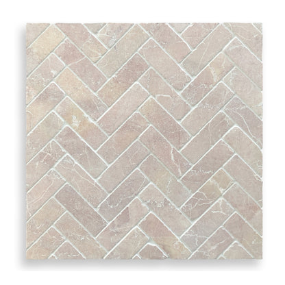 Antiqued Herringbone Rosado