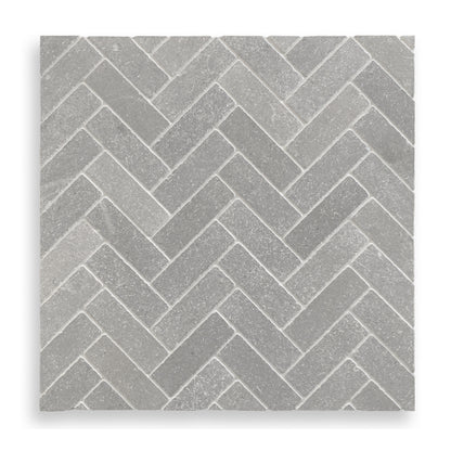 Antiqued Herringbone Cinder Grey A