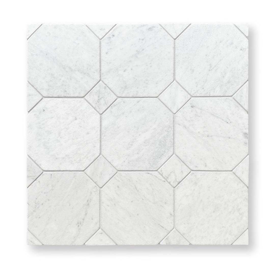 Octagon Carrara 'C' 200x200mm