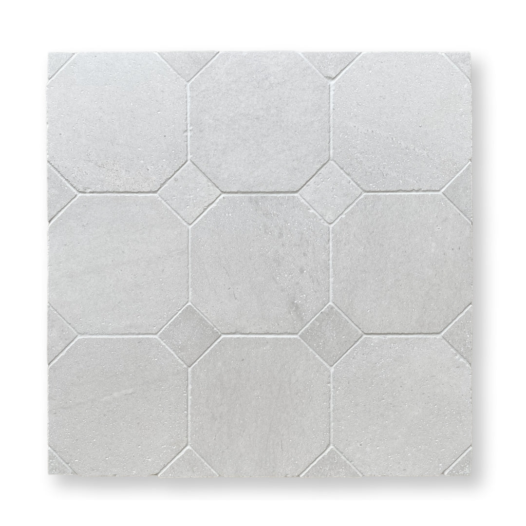 Octagon Gris Travertine 200x200mm