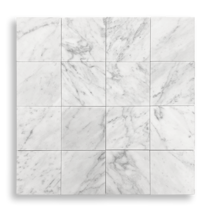 Stone Square Carrara 'C' Honed 150x150mm