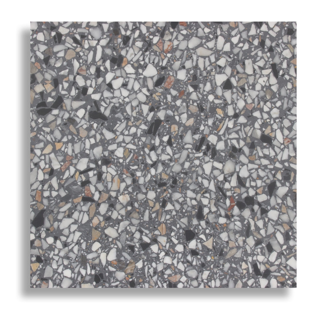 Terrazzo Cielo Scuro Mezzo 600x600mm