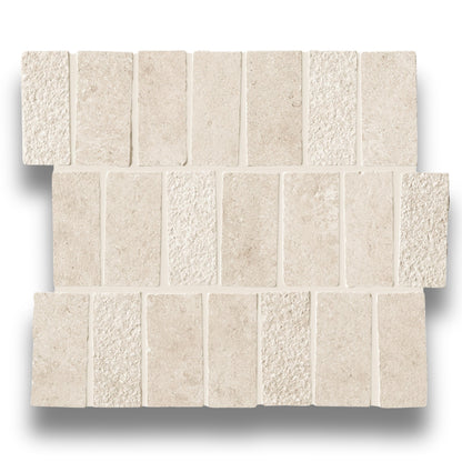 Lims Ivory Mixed Finish Mosaic