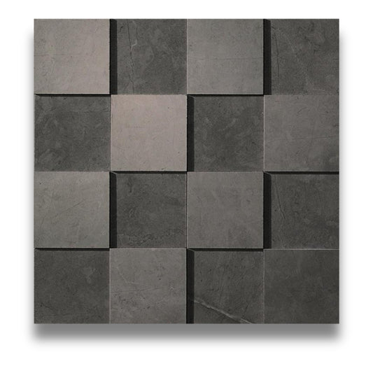 Marvel Pietra Grey Mosaic 75x75mm