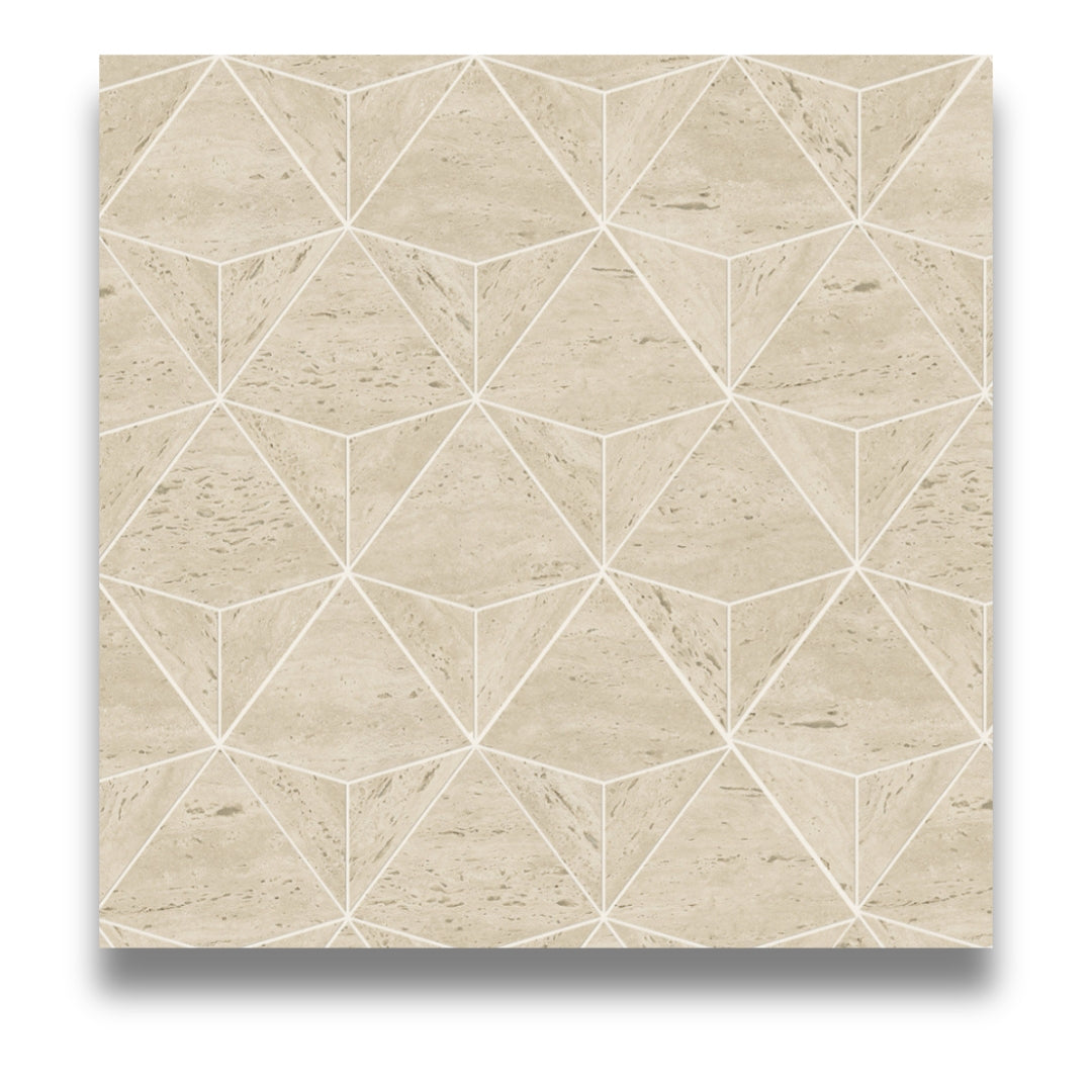 Marvel Travertine Pearl Mosaic Origami