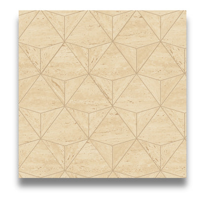 Marvel Travertine Sand Mosaic Origami