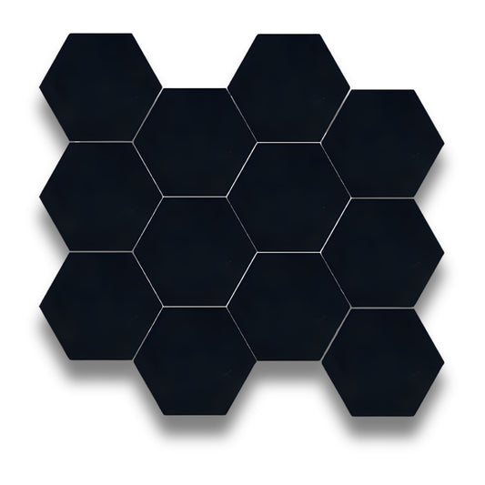 Baloo Black Hexagon Mosaic