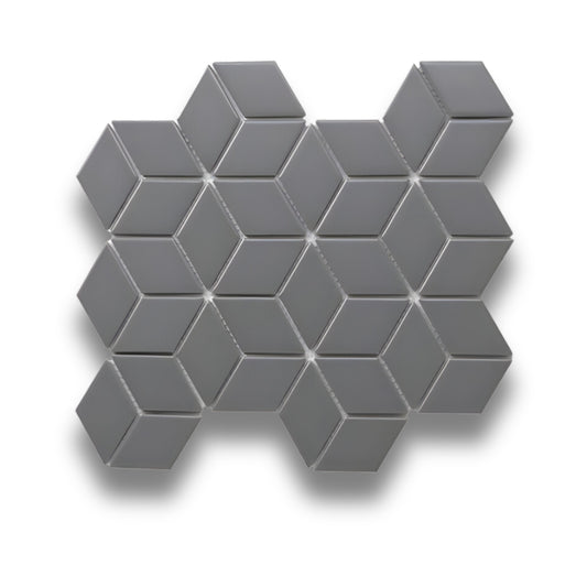 Diamond Cube Grey Matt