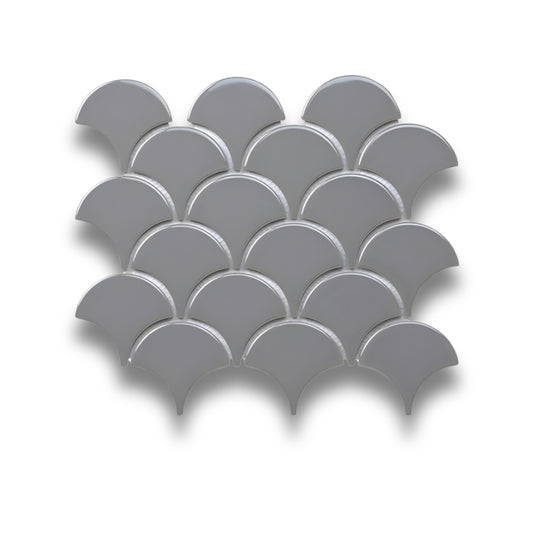 Fan Shape Grey Gloss