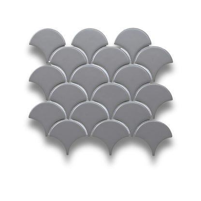 Fan Shape Grey Matt