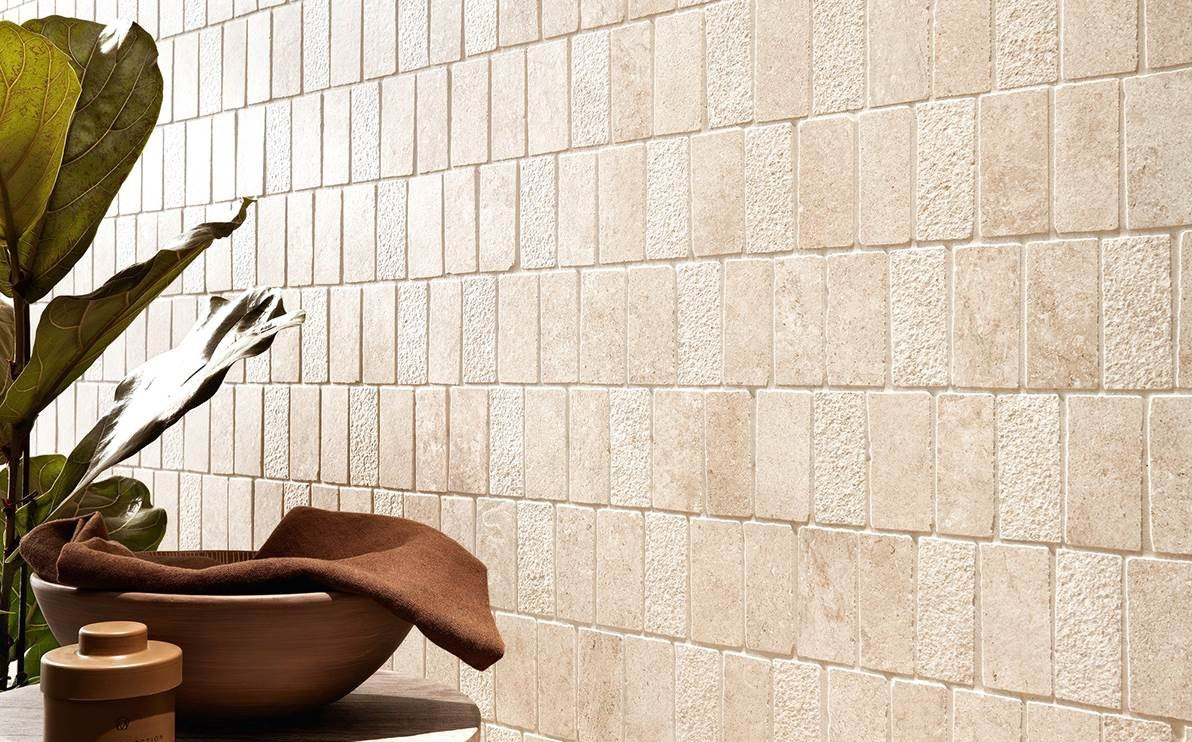 Lims Ivory Mixed Finish Mosaic