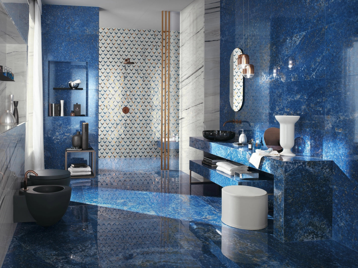 Marvel Dream Bianco Ultramarine Mosaic